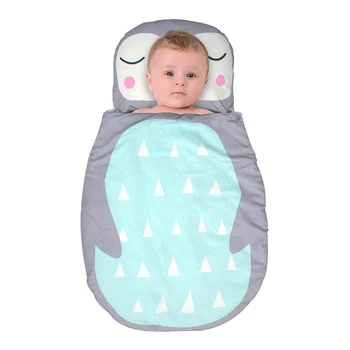 

Cotton Baby Thin Slumber Sleeping Bag Mod For Summer bedding Baby Saco De Dormir Para Bebe Sacks penguin fox Bear Sleepsacks