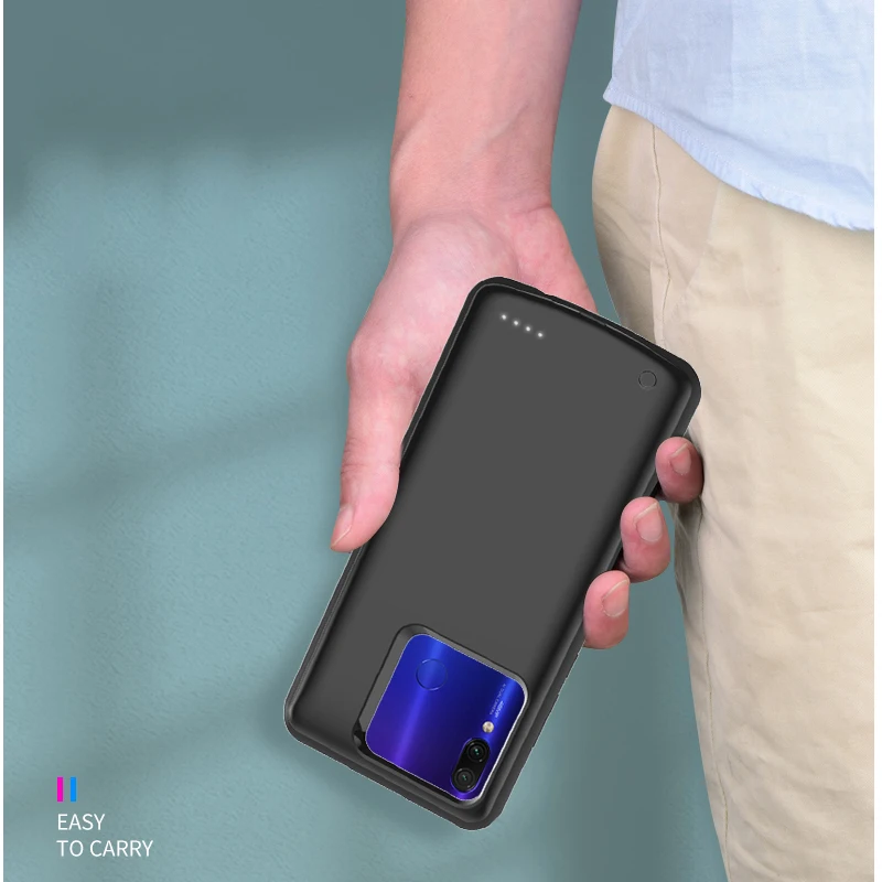 Высокое качество 6500 мАч банк питания чехол для Xiaomi Redmi note7/note7Pro пакет резервного заряда батареи Чехол для note7