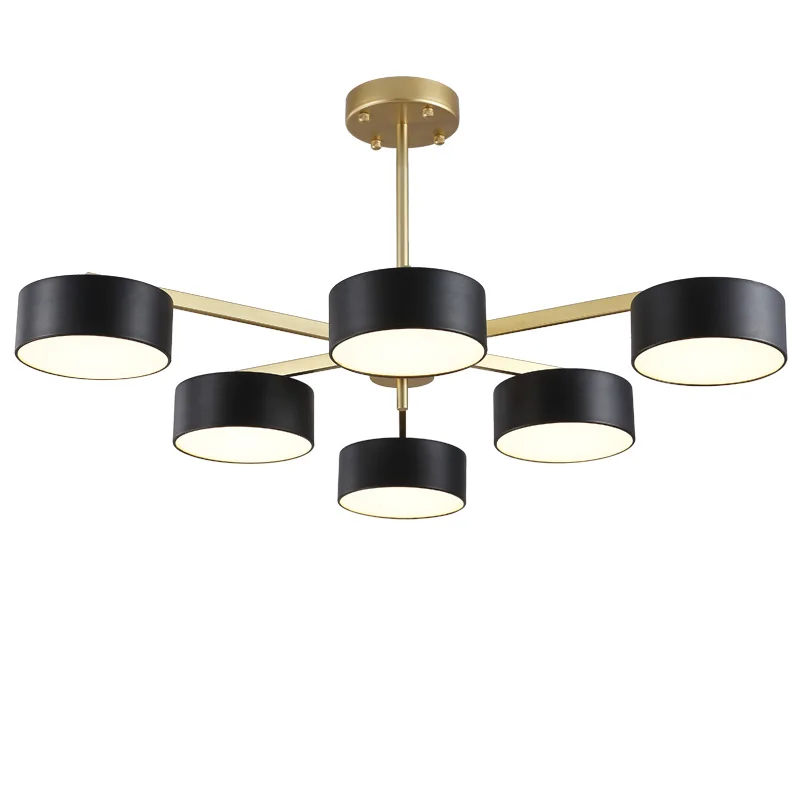 

Nordic Creative Fashion Pendent Living Room Dining Room RestaurBedroom Study Room Iron Simple Modern Pendent Lights LED Lighting