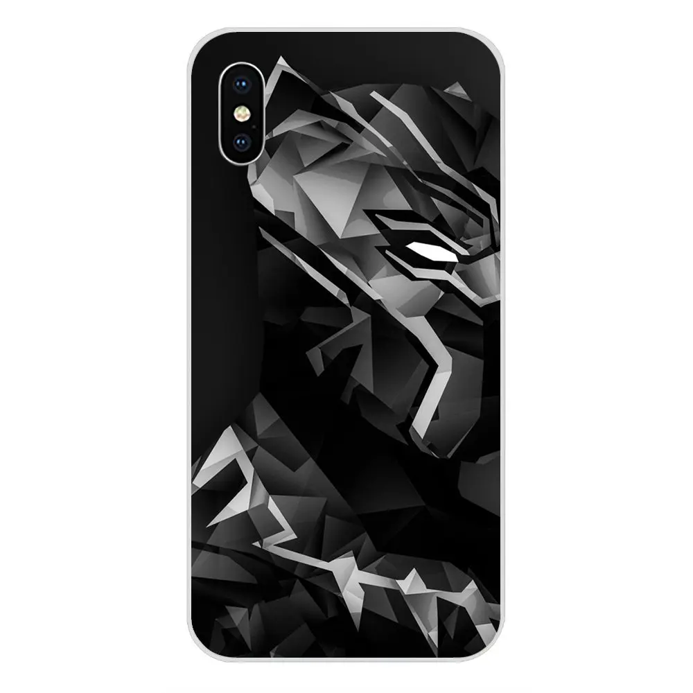 Комиксы Marvel черные Пантеры защитная пленка из термополиуретана для Apple iPhone 4 4s 5 5C