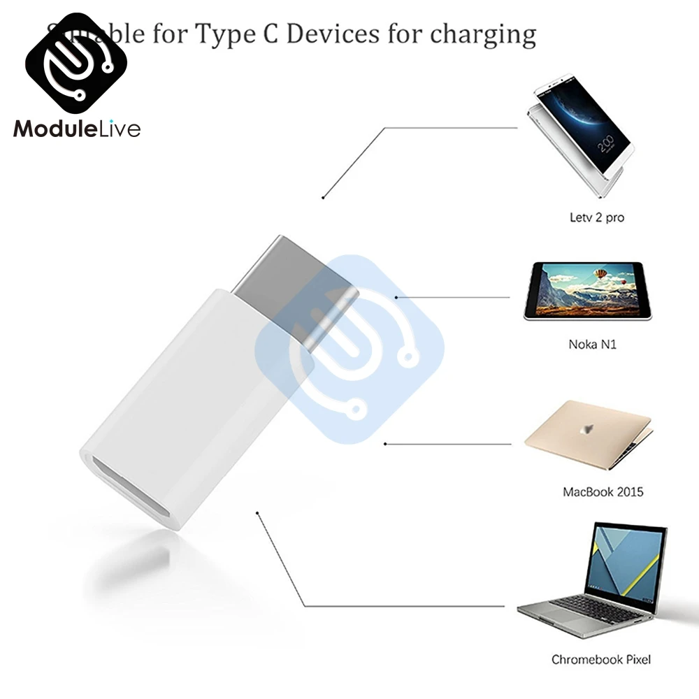 3 шт./компл. USB 3,1 Тип-C разъем Micro USB 2,0 5Pin Женский данных адаптер переходник USB Тип C адаптер Diy Наборы