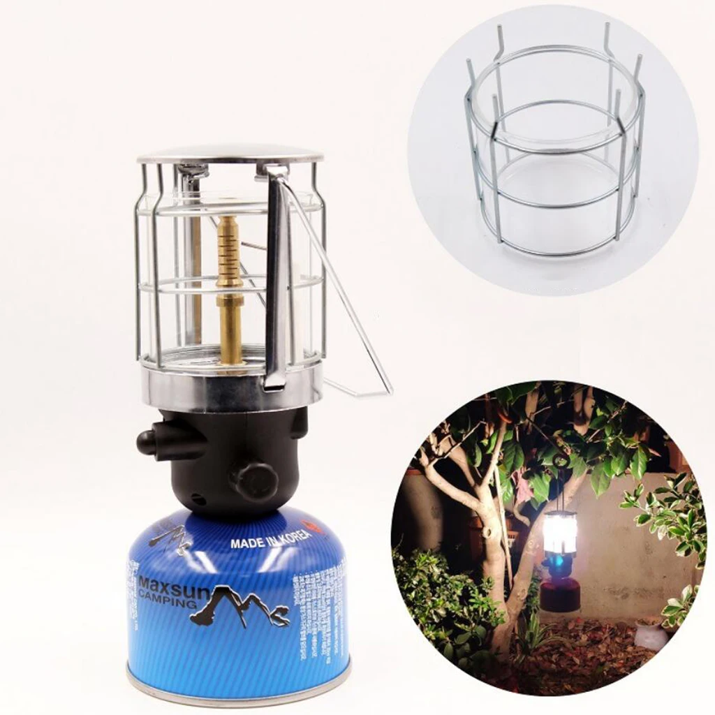 Propane Lantern | Gas Lantern for Camping and Outdoor Use | Butane Gas Light Lantern Double Mentles Type
