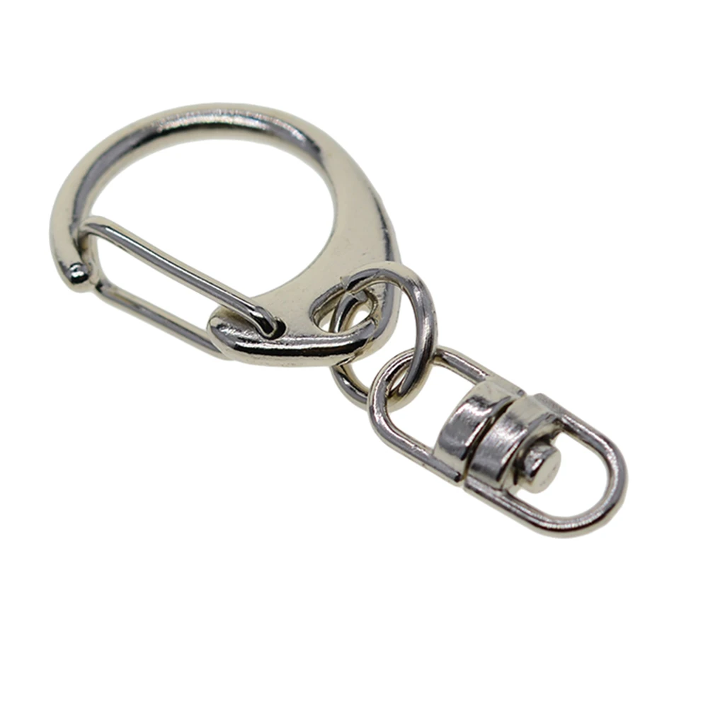 10x Swivel Carabiner Clips Snap Hooks Lobster Clasps Keychain Bag Hooks DIY