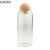 Transparent Glass Sealed Jar Coffee Bean Storage Tank Cork Stopper Glass Bottle Storage Tank Multigrain Storage Tank Household 6