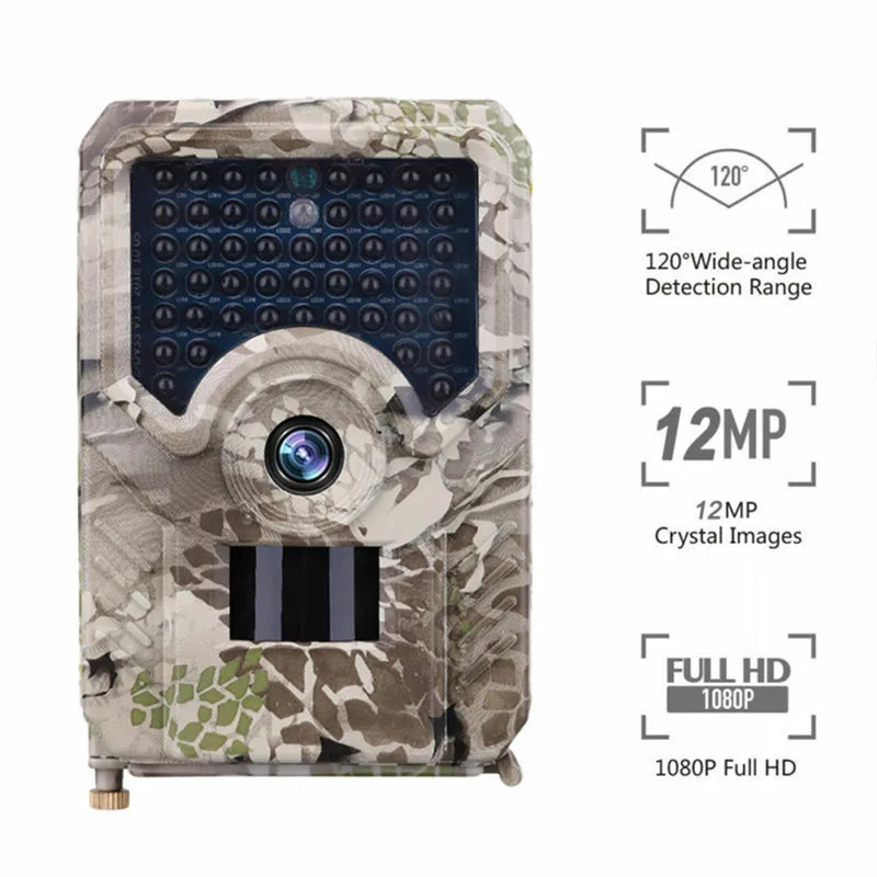 1080P DVR Trail Скаутинг ИК ночного видения охотничья камера водонепроницаемая 12MP охотничья камера для охоты дикой природы камера для фото ловушка скаутов