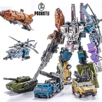 

2019 model kits Pt05 Pt-05 G1 Transformation Bruticus 5in1 Action Figure Oversize Robot Toys figurine