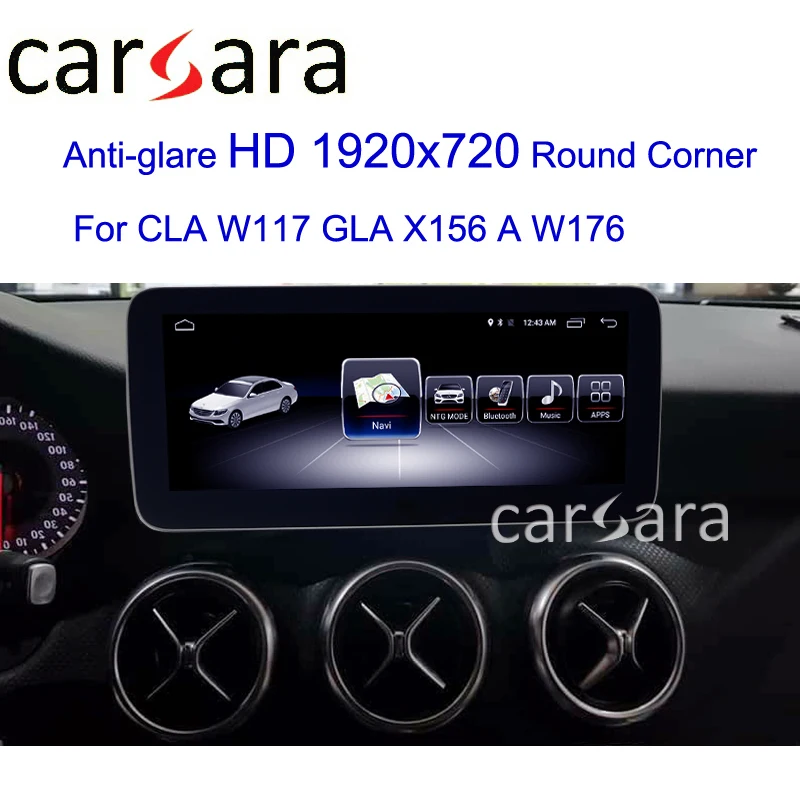 

Mercedes GLA W176 Radio System Navigation Round Corner High Resolution Anti Blue Multimedia Display DVD Player 10.25