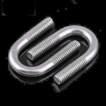 

10pcs M6 M8 standard 304 stainless steel U bolt U type card U type bolt U shaped tube clamp horse riding hoop