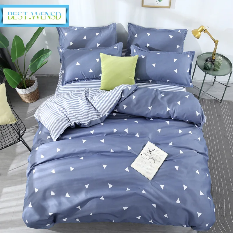 Постельное белье с геометрическим принтом Комплект постельного белья большого