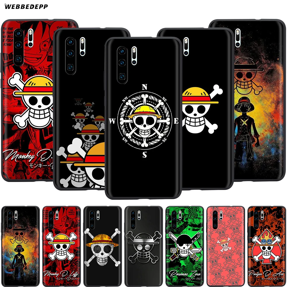

Webbedepp One Piece Pirates Case for Huawei Mate 10 20 30 Nova 2i 2 3 3i 4 5i Y5 Y6 Y7 Y9 Pro Lite Prime