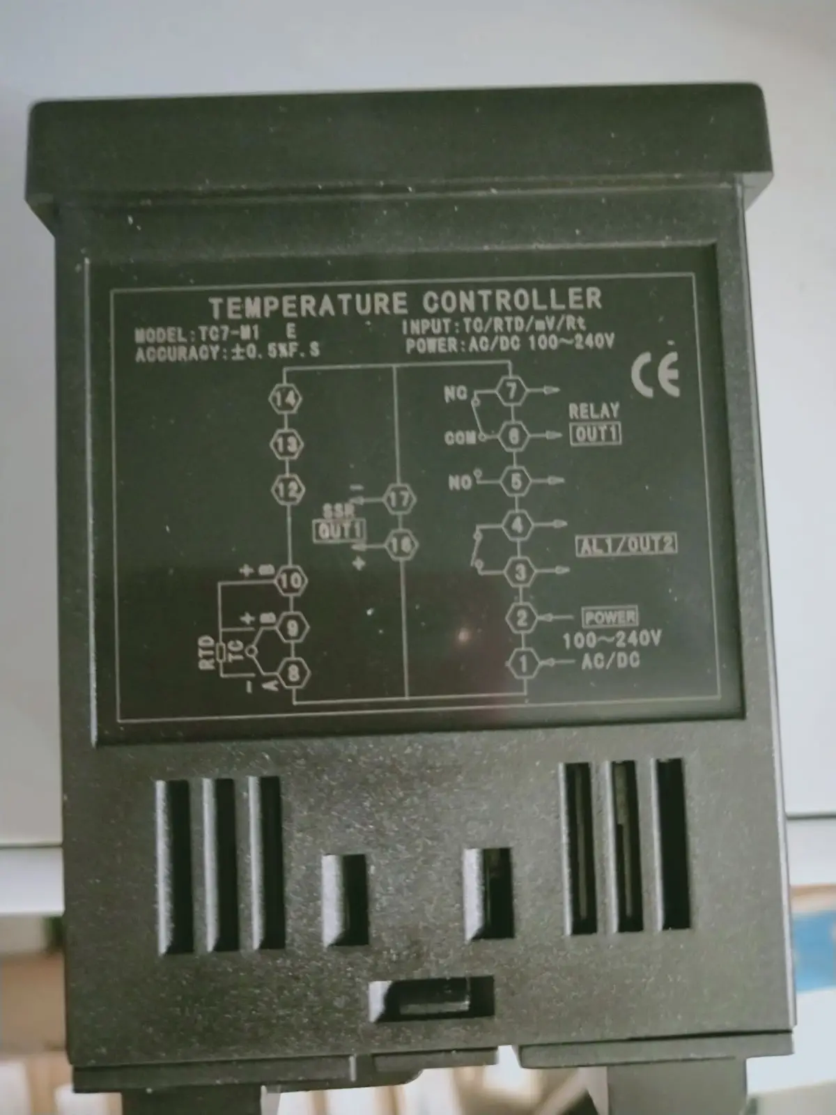 Zhongda Songmei SOMMY интеллектуальная панель контроля температуры TC7-R1 Q1 интеллектуальный контроллер температуры TC7-M1 версия E