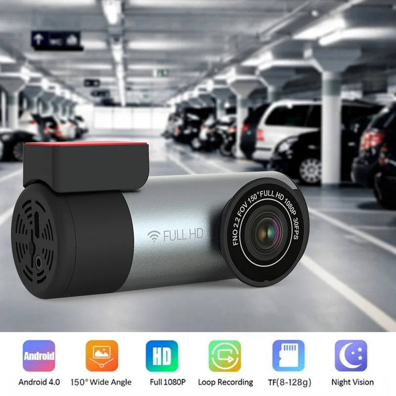 W10 скрытый Wifi 1080P DVR Автомобильный регистратор вождения Широкий Ангел лобовое