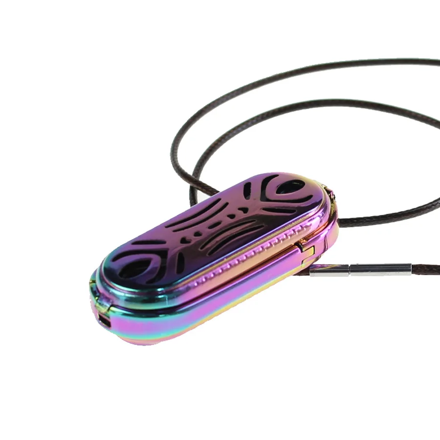 Для Xiao mi Band 3/mi Band 3 nfc чехол из нержавеющей стали ожерелье Украшение DIY mi Band 3 Подвеска Защитная крышка аксессуары - Цвет: Purple