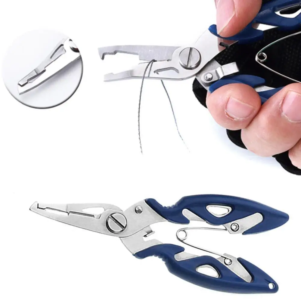 

1Pcs Stainless Steel Fishing Scissors Line Lure Bait Remove Hook Tackle Tool Kits Accessories