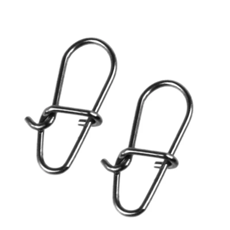 100 шт./лот быстрый зажим рыболовный соединитель безопасная булавка из