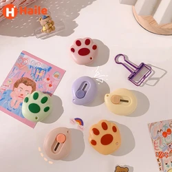 Haile – couteau utilitaire en griffe de chat rose violet, couteau d'art, fournitures d'art pour étudiants, outils de bricolage, papeterie scolaire créative Kawaii, 1 pièce 