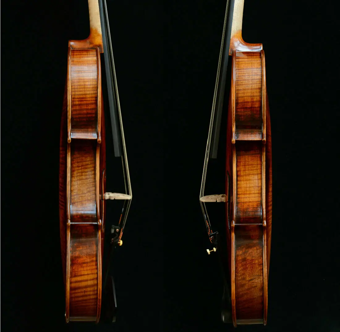Тонкое звучание скрипки Guarneri del Gesu 1743 Cannone скрипка масляного лака 1 p сзади|Скрипка|