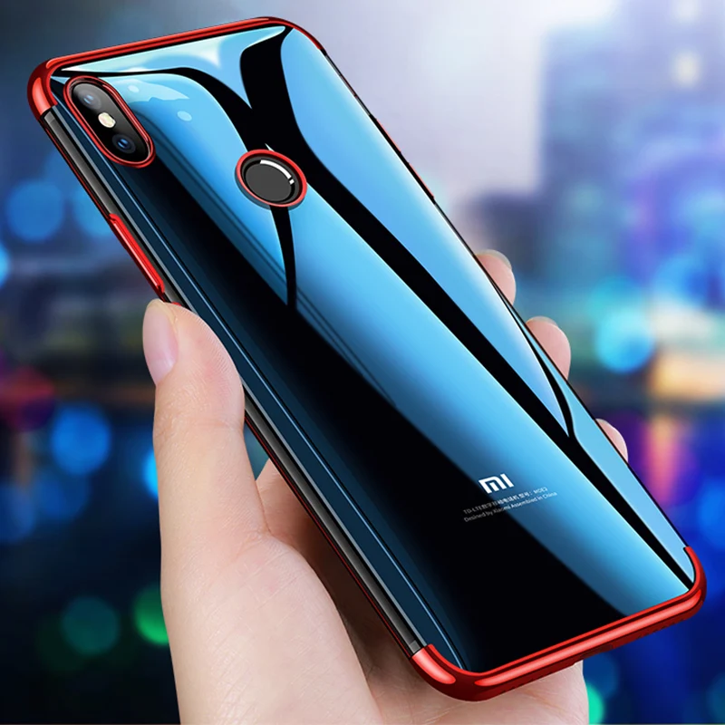 Роскошные лазерной чехол для телефона для Red mi Примечание 8 7 6 5 K20 Pro 4 4X 7A 6A 5A премьер-чехол s Покрытие мягкий для Xiaomi mi 9 SE 8 A1 A2 A3 Lite - Цвет: Красный