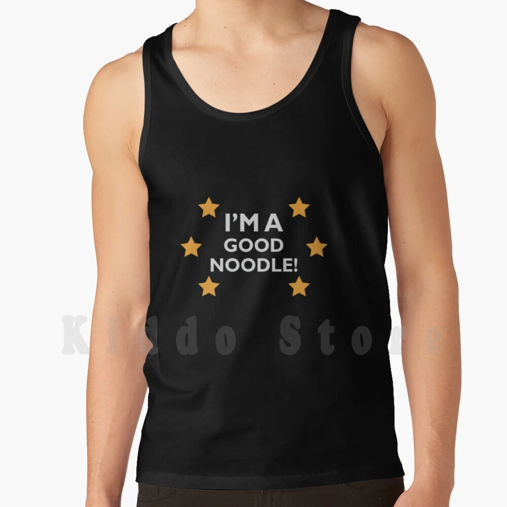 I'M A Good tank chaleco 100% algodón Djbdesign, con cita divertida, frase buena, fideos|Camisetas tirantes| -