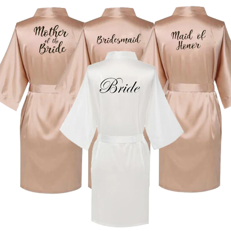 silk dressing gown wedding