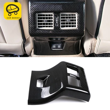 

CARMANGO for Toyota Camry XV70 2017-2020 Car Rear A/C Air Vent Outlet Panel Cover Trim Frame Sticker Interior Accessories