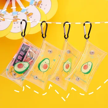 

Cartoon Transparent Coin Purse Women Small Wallet Female Change Purses Mini kids Pocket Wallets Key Card Holder PVC Hand bags