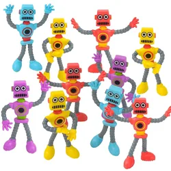 Figuras robô flexíveis dobráveis, brinquedos infantis, para meninos, coisas legais, presente engraçado, brinquedo de criança