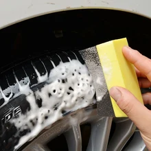 1 шт. PE Многофункциональный инструмент для очистки воском, угловая салфетка, прозрачный остаточный воск, воск, автомобильный салон, чистящие аксессуары для автомобиля, Губка Кисть