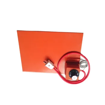 

220v 120w 200*300*1.5mm Silicone Heater For Mobile Phone Dial Thermostat On Pad Heats Fast And Long-lasting