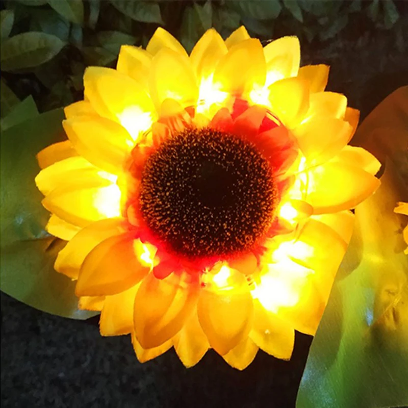 solar sunflower lights amazon