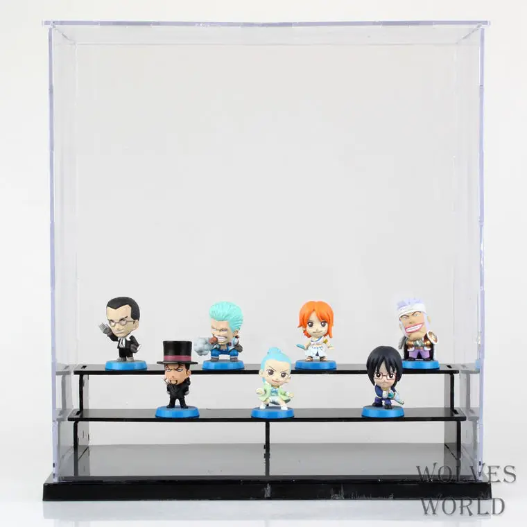 

Dustproof Box Transparent Acrylic Assembled Organic Glass Garage Kit Show Display Box 26*14.5X25