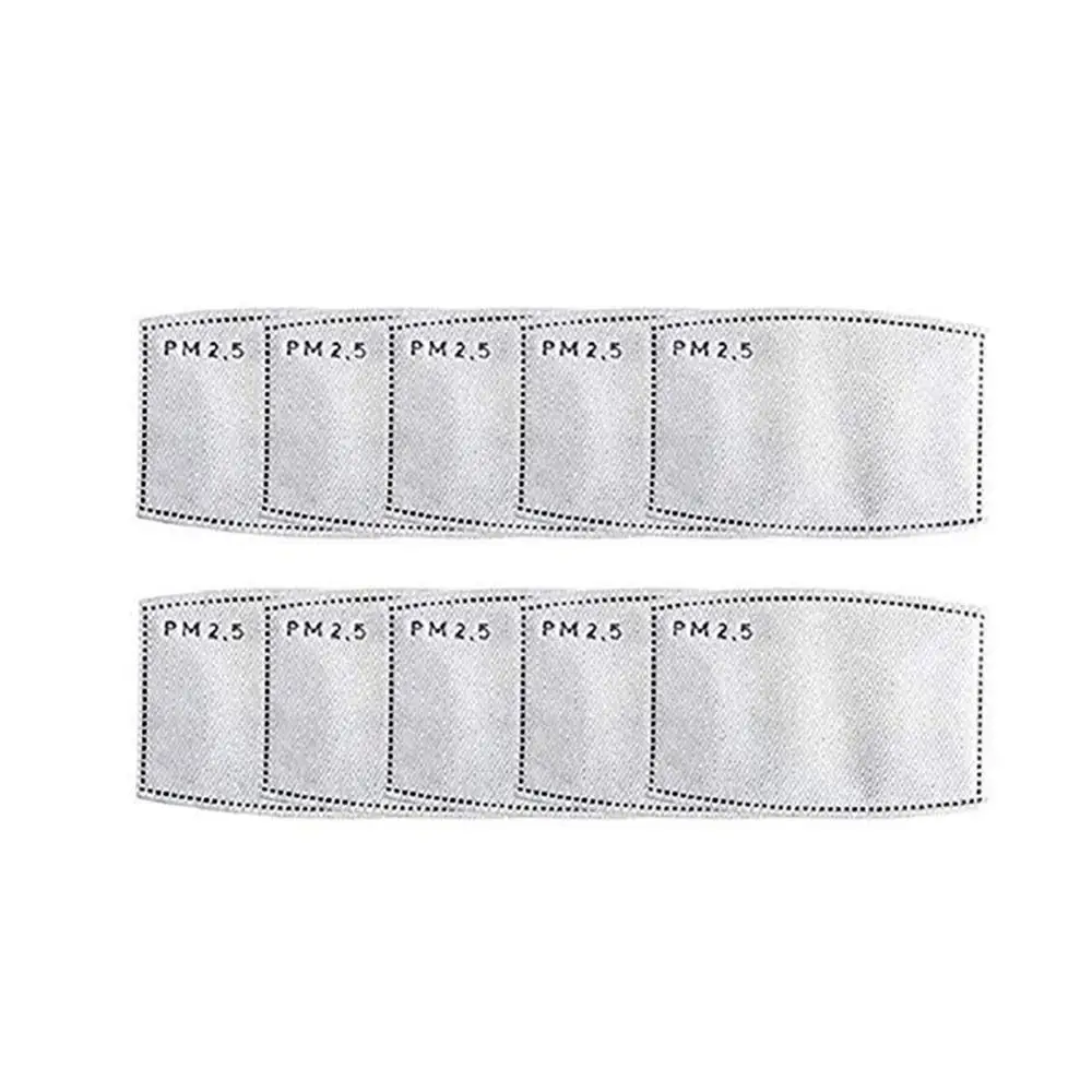 

10pcs/lot 5 Layers PM2.5 N95 Activated Carbon Filter for Mouth Mask Dust Mask Filter Protective Filter Media Flu-proof Filter