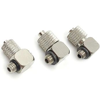 

20 Pieces M5 - 4mm Elbow Pneumatic Pipe Air Hose Quick Fitting Mini Connector