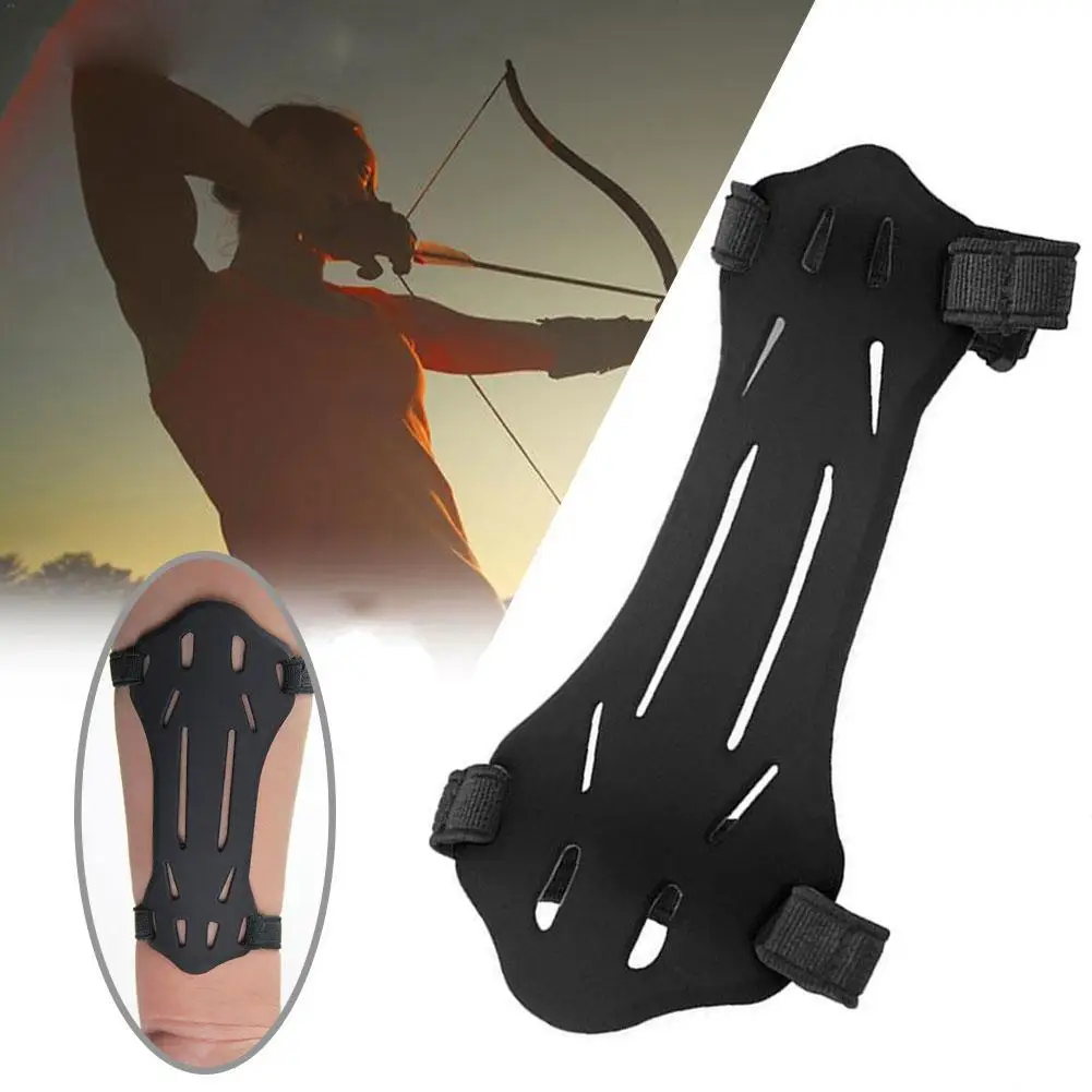 Protège-bras de tir à l'arc avec 3 sangles réglables, protection de l'avant- bras pour une protection sûre, équipement de chasse pour les jeunes et les  adultes - AliExpress