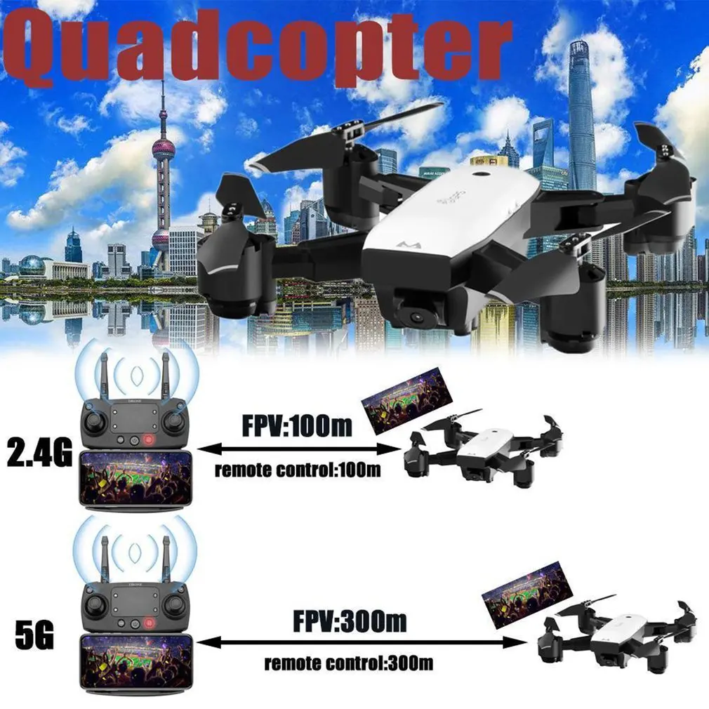 SMRC S20 S20W 6 AXIS Gyro Mini gps, беспилотные летательные аппараты с 110 градусов Широкий формат Камера 2,4G/5G удержания высоты RC Quadcopter Портативный модели RC