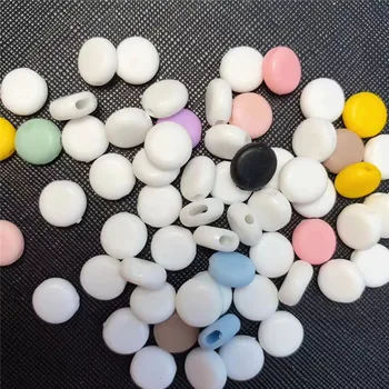 

20pcs Face Mask Flat Buckle Spiral Buckle Milet Beads Plastic Adjustable Button For Adult Child Baby Mask Elastic Band Stopper