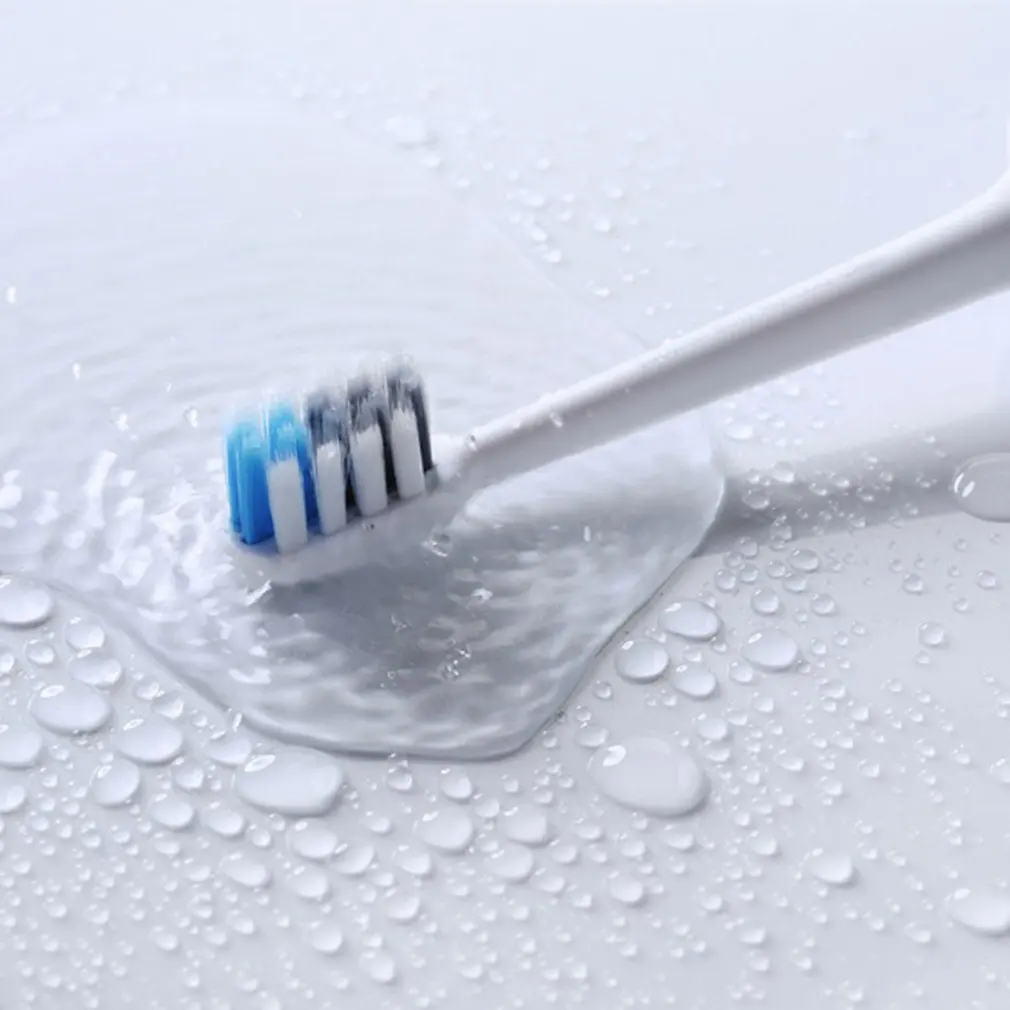 Electric Toothbrush Replacement Head Cleaner Sensitive Soft Hair Replacement Brush Head 2Pcs Set