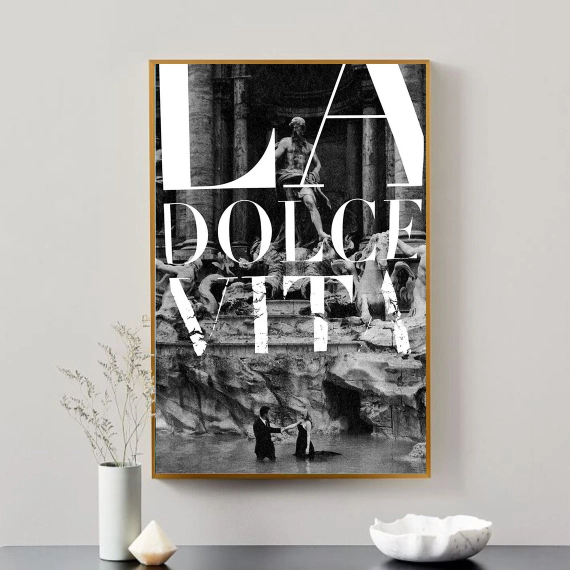 KUSTOM ART Wandposter „Das Süße Leben“ – 40 X 30 Cm, Kunstdruck Auf Beschichtetem Papier