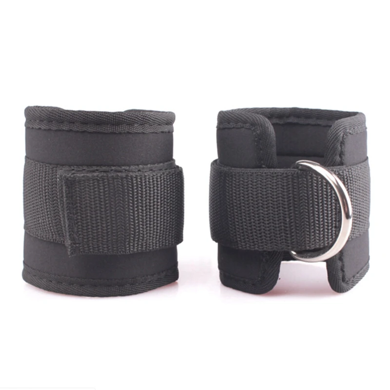 

1PC Fitness Adjustable D-Ring Ankle Straps Foot Support Ankle Protector Gym Leg Pullery With Buckle Sports Feet Guard