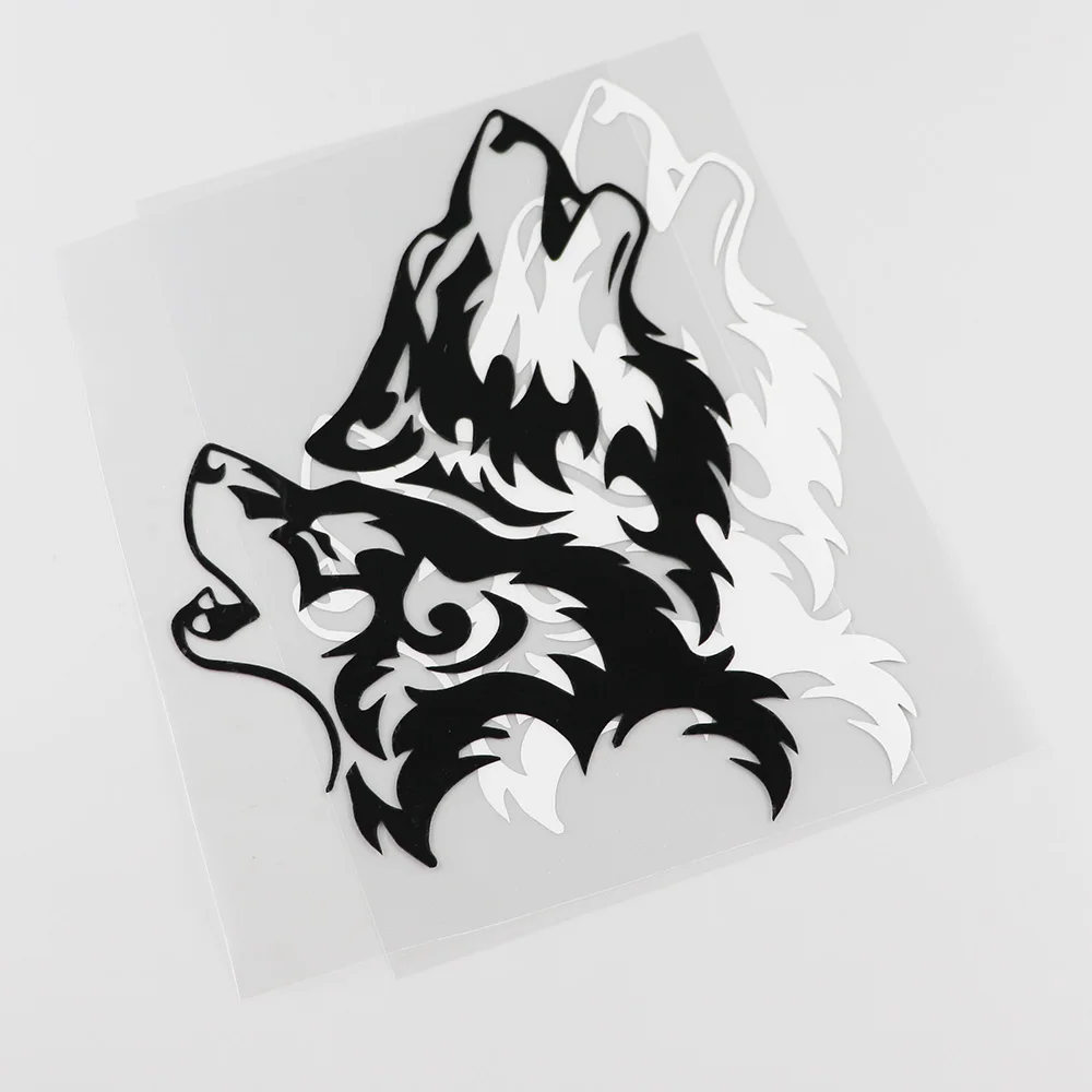 Autocollant de loup tribal Autocollants de loup pour voitures Tatouage Loup  Malamute Husky Cadeaux d'amant de loup Loups Hurlants Décalques de vinyle  de voiture de loup -  Canada