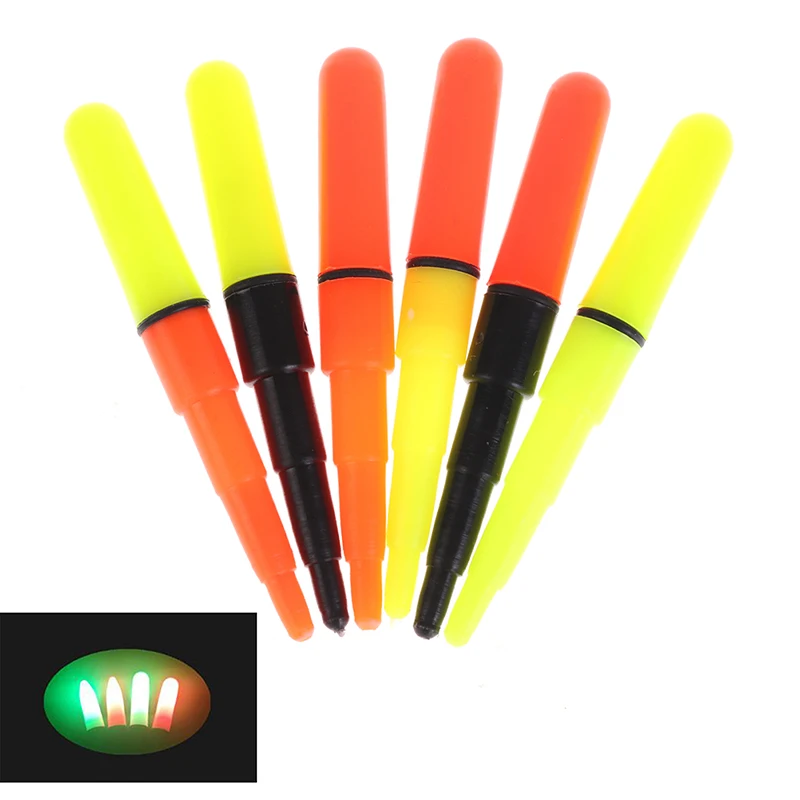 2pcs LED Fishing Rod Tip Fishing Float Fluorescent Lightstick with