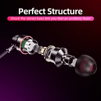ANMONE przewodowe słuchawki douszne 3.5mm w uchu słuchawki sportowe słuchawki z mikrofonem Bass Stereo słuchawki dla iphone 7 11 pro xiaomi 3