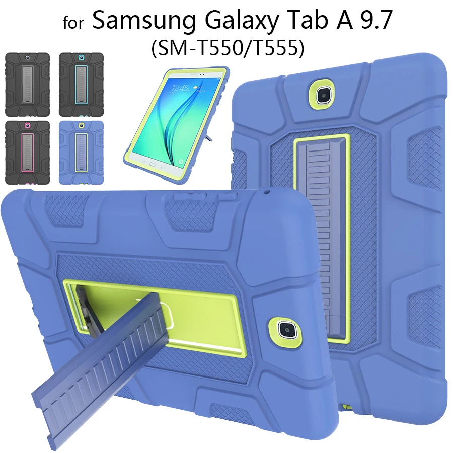 Чехол для планшета Samsung Galaxy Tab A 9 7 гибридный жесткий силиконовый чехол-книжка 2 в 1