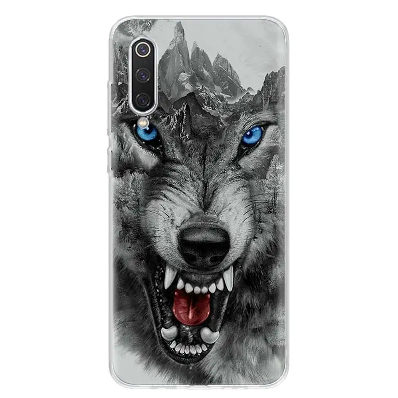 TW242-10 Волк Живопись Обложка чехол для телефона для Xiao mi Red mi Note 8 Pro 8A 7 7A 5 5A 6A 4X S2 K20 mi 5X6X9 8 CC9 F1 корпус под плетенную сумку - Цвет: TW242-10