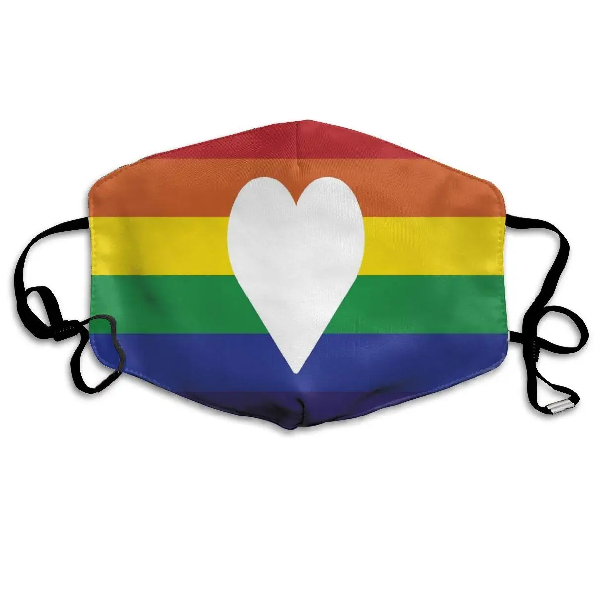 

Dust Mask Gay Pride Love Face Mask Fashion Anti-dust Reusable Cotton Comfy Breathable Mouth Cover Masks for Women Man Running