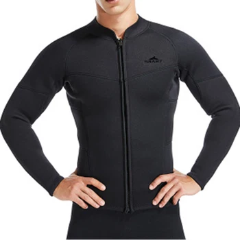 

Newly 3mm Men Split Type Wetsuit 2-piece Warm Zipper Long Sleeve Top Trousers Snorkeling Diving Suit BN99