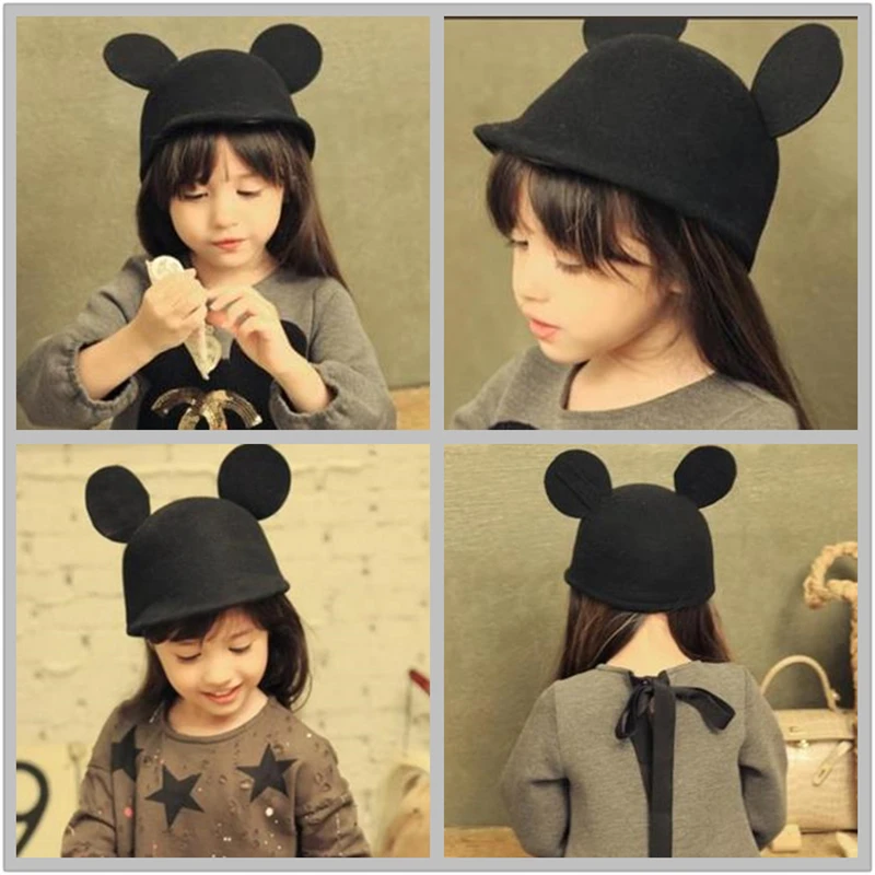 

Children Cartoon Parent-child mickey Hats Kids snapback cap Baby Boy Girl Baseball Caps Mouse Mickey Ears cap casquette gorras