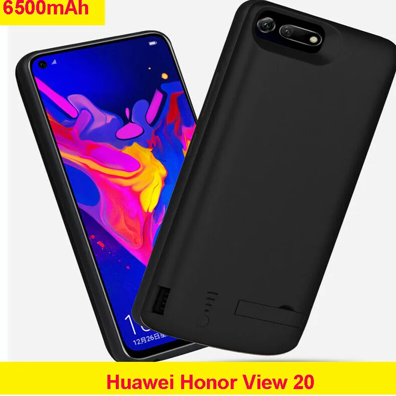Huawei Honor View 20 6500 мАч USB зарядное устройство чехол внешний блок питания Подставка