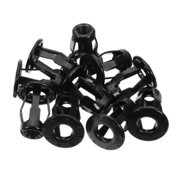 

Hot 10Pcs Car Front/Back License Plate Install Fastener Metal Screw Base Fixed Clips for Audi A3 A4L A6L A8 Q3 Q5 Q7