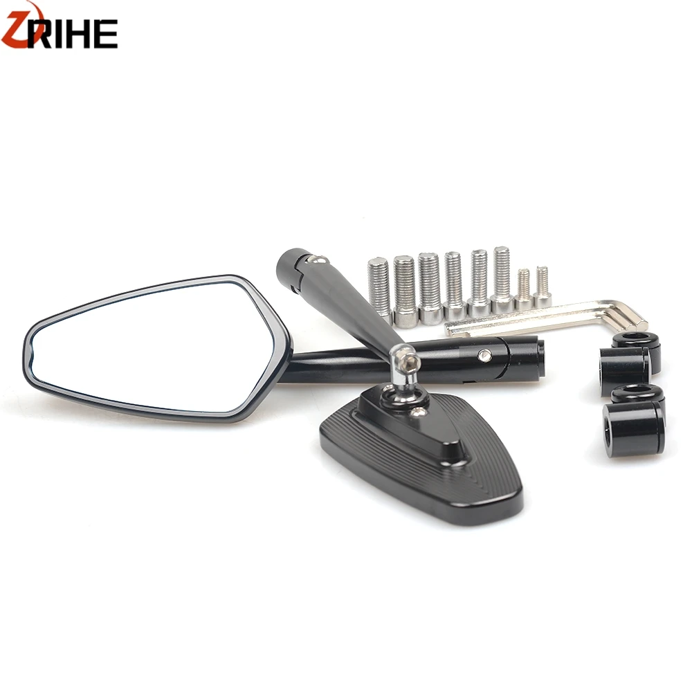 

Side Mirrors Handlebar End Rearview Mirror Motorcycle Acccessories For BMW E46 E90 E60 yamaha XT660 WR250 WR125 XT125 Dirt bike